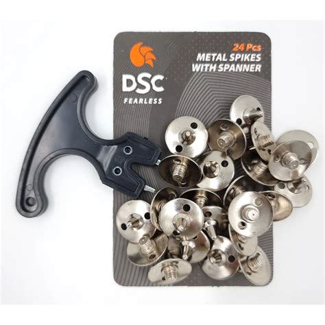 Buy DSC Cricket Shoes Metal Spikes with Spanner - 24pc