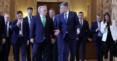 Marcel Ciolacu A Discutat Cu Viktor Orban Despre Priorit Ile Viitoarei