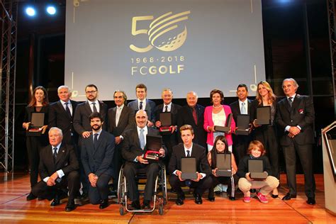 Noticia La gala del cincuentenario de la FCGolf reúne a toda la