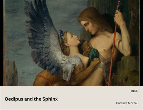 Oedipus And The Sphinx Ingres