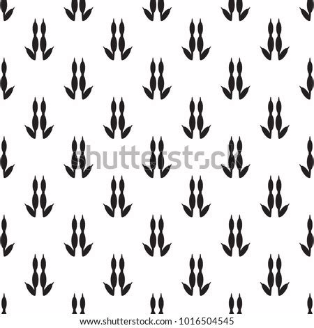 Kangaroo Footprint Seamless Pattern Background Stock Vector 1016504545 - Shutterstock