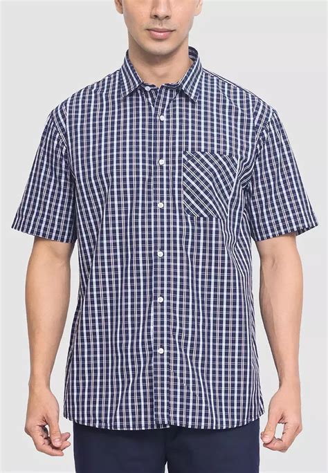 Buy Daniel Hechter Regular Fit Plaid Cotton Linen Blend Shirt