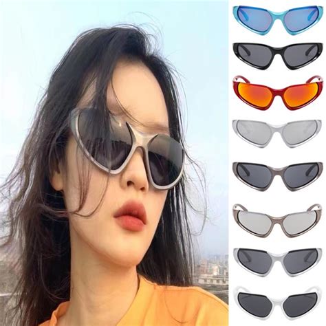 Y2k Millennium Cyberpunk Technology Sunglasses Female Senior Sense