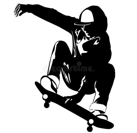 Skateboard Tricks Silhouettes