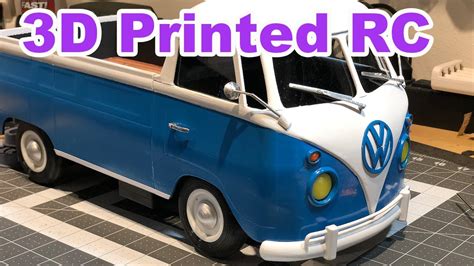 3d Printed Vw Bus 110th Scale Totally Custom Youtube