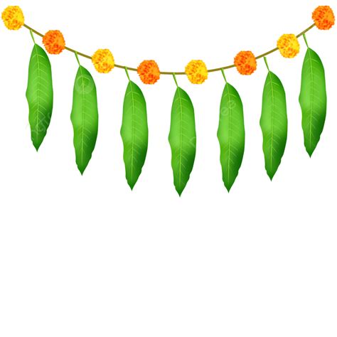 Mango Leaves Border