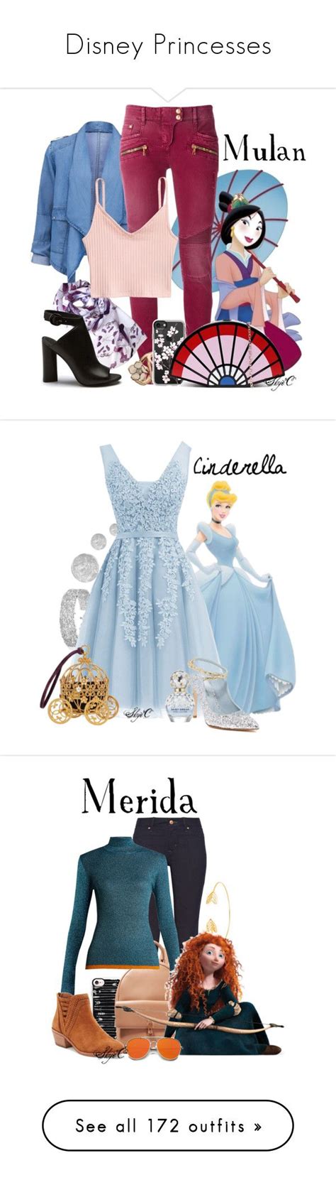 Disney Princesses By Rubytyra Liked On Polyvore Featuring Disney