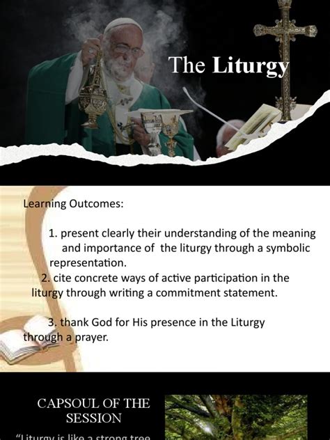 Lesson 8 The Liturgy Pdf Mass Liturgy Eucharist