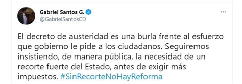 “decreto De Austeridad Es Una Burla” Críticas Al Plan De Ahorro Que