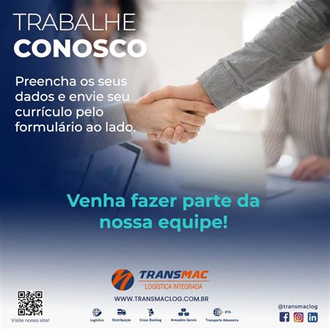 Trabalhe Conosco Transmac Log Stica Integrada