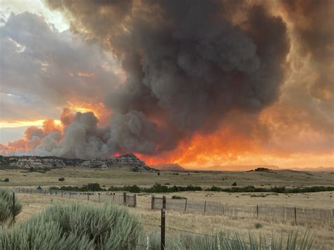 Firefighters Make Progress On Large Wildfire South Of Gering Nebraska