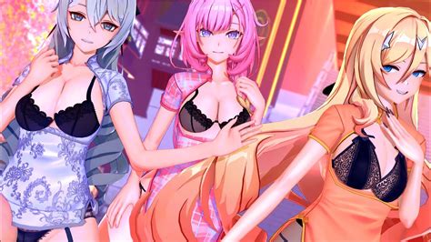 【崩壊3rdmmd】elysiaxbronyaxdurandal 桃源恋歌 Mmd Honkai Impact 3rd Youtube