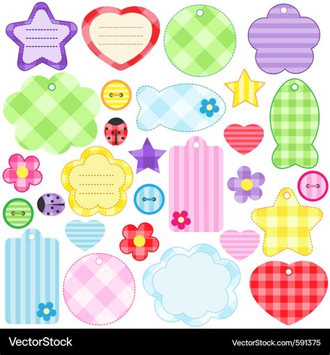 Scrapbook Elements Royalty Free Vector Image Vectorstock