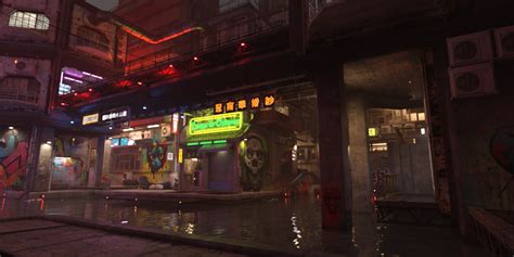 Hot Hdri Sets Neon Dark City Daz Studio By Dreamlight