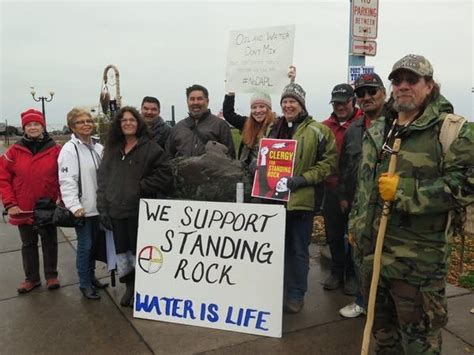 Protesters Rally Against Dakota Access Pipeline In Duluth St Paul