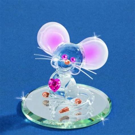 Glass Baron Too Cute Mouse Glass Baron Glass Figurines Glass Crafts