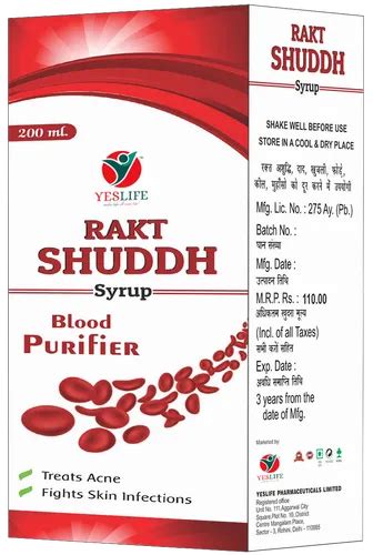 Rakt Shuddh Blood Purifier Ml At Rs Box Iron Syrup In New