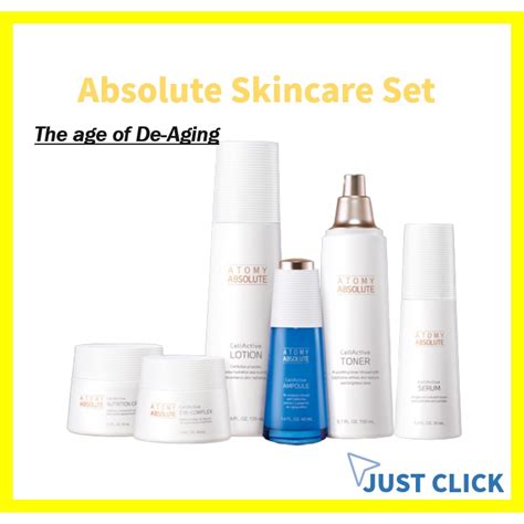 Atomy Absolute Cellactive Skincare Set Toner Ampoule Serum Lotion Cream