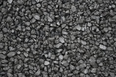 The Texture Of Pieces Of Coal Lying On Top Of Each Other Stock Image