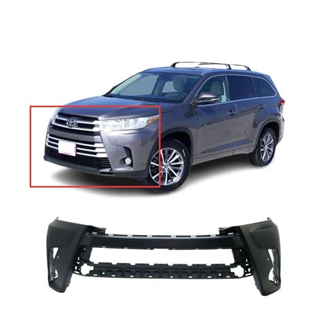 Primed Front Upper Bumper Cover Fascia For 2017 2019 Toyota 55 OFF