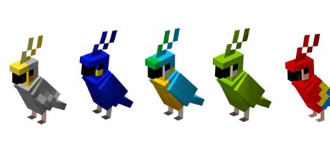 Minecraft Parrots Etsy