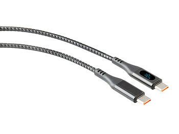 Callstel Schnellladekabel 2er Set USB C Schnelllade Datenkabel Mit