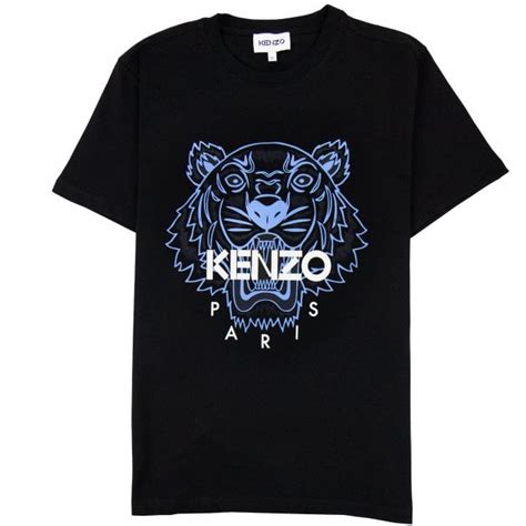 Kenzo Icon Tiger T Shirt Blackblue Onu