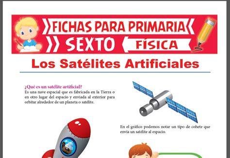 Los Satélites Artificiales para Sexto de Primaria Actividades Educativas