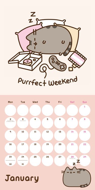 Pusheen Calendarios 2021