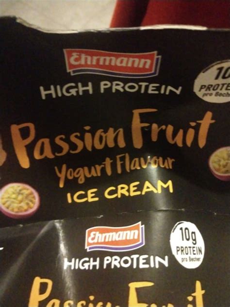 Ehrmann High Protein Ice Cream Passion Fruit Kalorien Neue Produkte