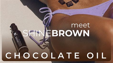 SHINE BROWN CHOCOLATE TANNING OIL BYROKKO YouTube