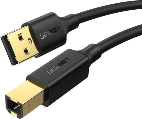 Ugreen USB 2 0 Cable USB A male USB B male Μαύρο 1m US135 Skroutz gr