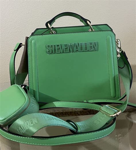 Steve Madden Bevelyn Purse Green Flare Crossbody Coin Pouch Tiktok