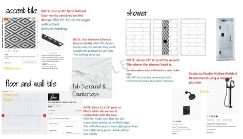 Custom Bathroom Design E-design - Etsy