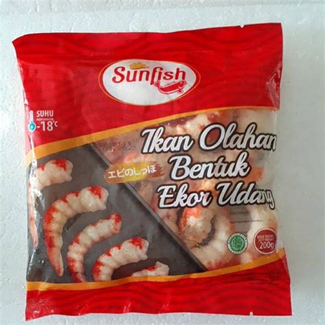 Jual Sunfish Ikan Olahan Bentuk Ekor Udang 450 Gr Shopee Indonesia