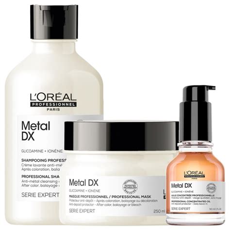 L Oréal Professionnel Paris Serie Expert Metal DX Set 3 teilig