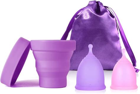 Talisi Menstrual Cups Set Of 2 With Collapsible Silicone