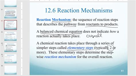 Reaction Mechanisms Definitions And Examples Youtube