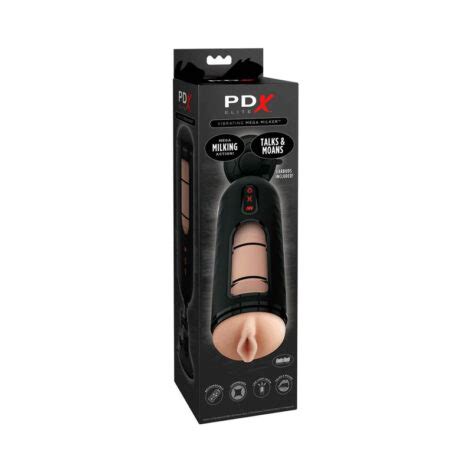 Pdx Elite Mega Milker Vibrating Masturbator Pipedream Satisfaction