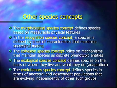 Ppt Species Concepts Powerpoint Presentation Id688526