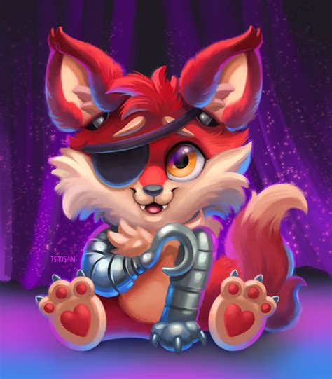 Safe Artist Tsaoshin Foxy Fnaf Animatronic Canine