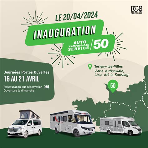 INAUGURATION ACCS 50 DG8 Camping Car