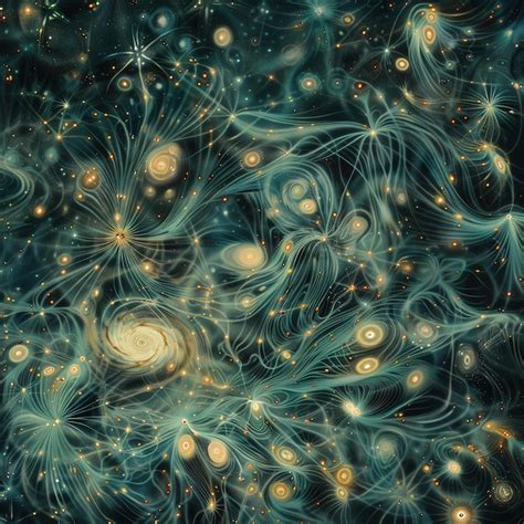 Laniakea Supercluster Pattern For Design Premium AI Generated Image