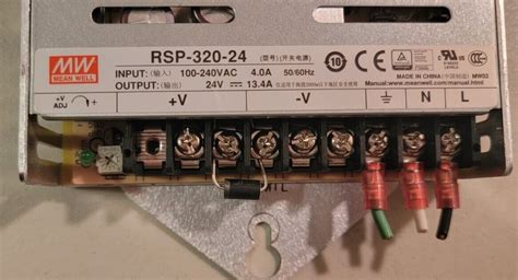 Mean Well RSP 320 24 100 240VAC 13 4A 24V 60A 320W Power Supply EBay