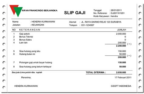 PT Rifan Financindo Berjangka Info Gaji Tunjangan Benefit Slip Gaji