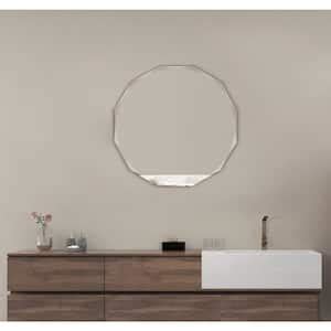 ELLO ALLO 20 In W X 28 In L Single Frameless Bathroom Wall Mirror EVM