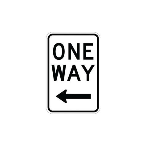 One Way Arrow (Symbol) Sign - Trafficsigns