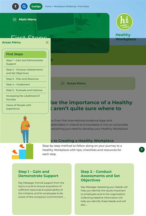 Healthy Workplace Ireland Neo Archaic Web Design