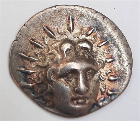 Islands Off Caria Rhodes AR Drachm Circa 88 42 BC AD 14 Catawiki