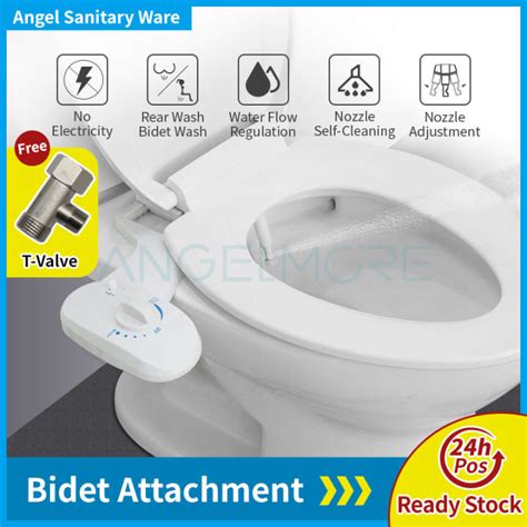 Non Electric Bidet Adjustable Water Pressure Bidet Attachment Single